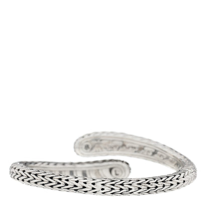 John Hardy Sterling Silver Classic Chain Small Bypass Kick Cuff Bracelet 2 of 3