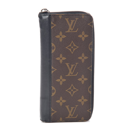 Louis Vuitton Monogram Macassar Vertical Zippy Wallet 1 of 6