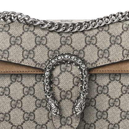 Gucci GG Supreme Monogram Small Dionysus Shoulder Bag Taupe 6 of 7