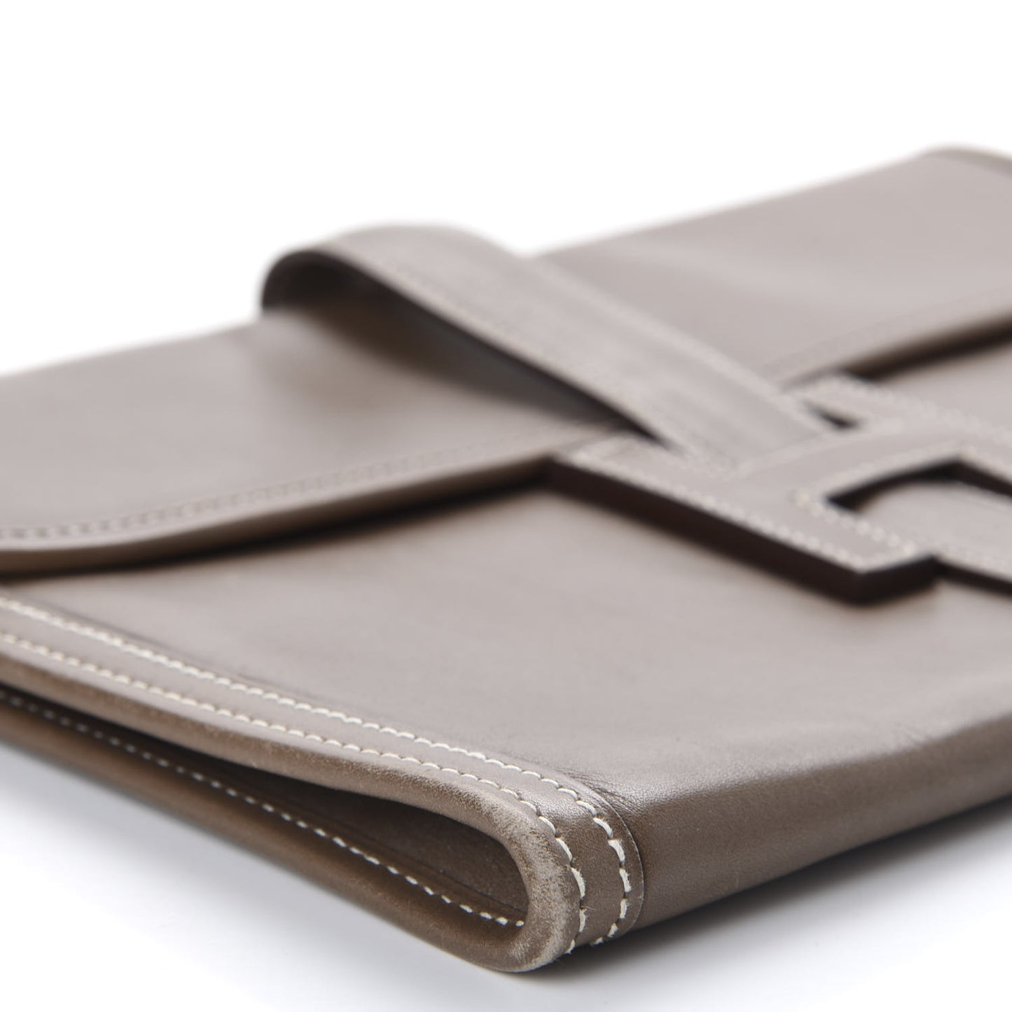 Box Jige PM Clutch Etoupe