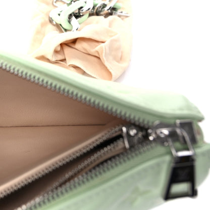 Louis Vuitton Lambskin Embossed Monogram Coussin BB Green 4 of 8