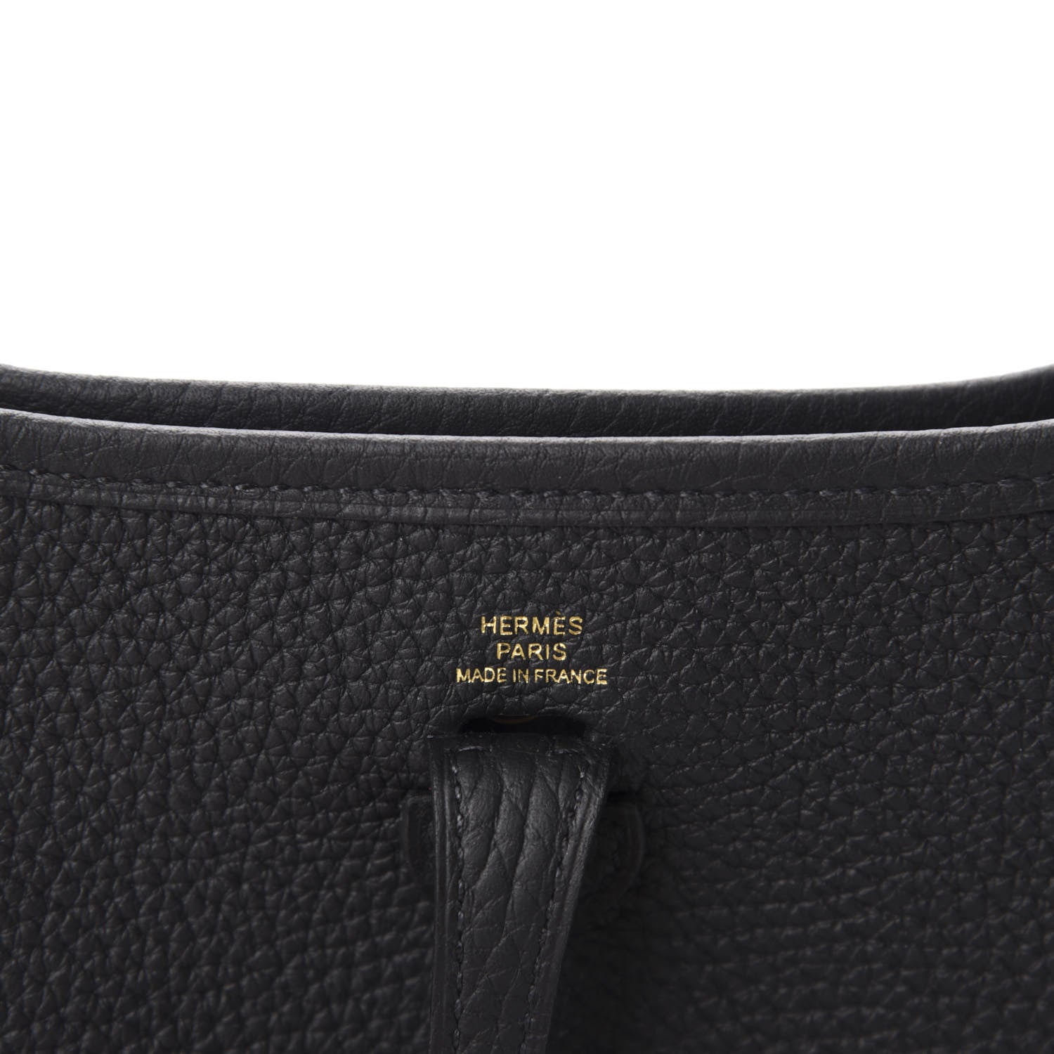 Hermes Taurillon Clemence Evelyne TPM Black 8 of 11