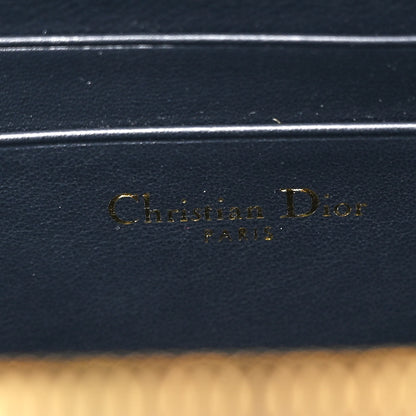 Christian Dior Oblique 30 Montaigne Top Handle Box Bag Blue 6 of 11
