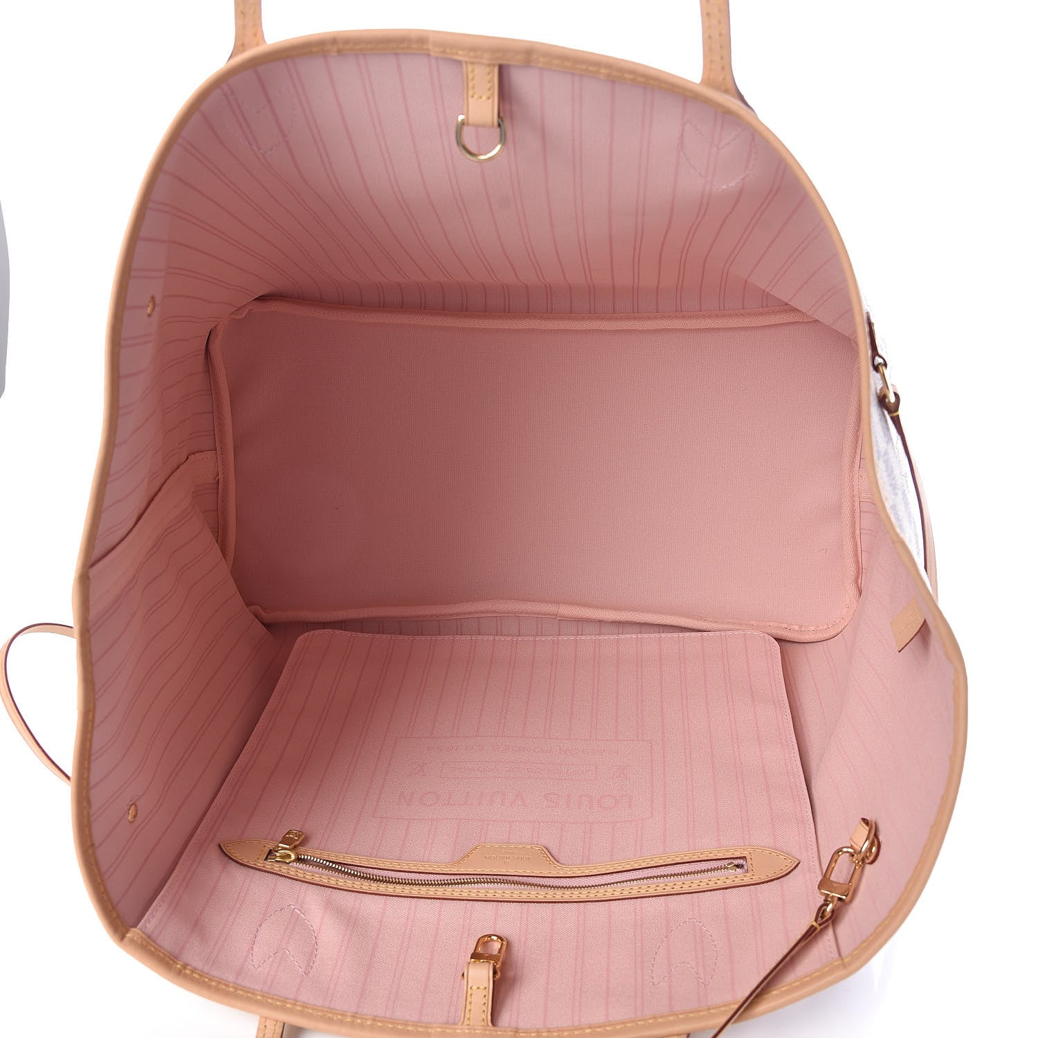 Louis Vuitton Damier Azur Neo Neverfull GM Rose Ballerine 6 of 11
