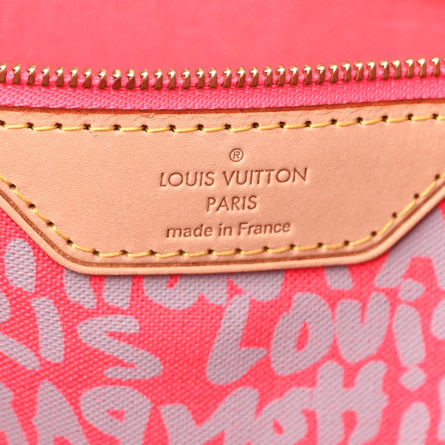 Louis Vuitton Monogram Graffiti Neverfull GM Fuchsia 6 of 10