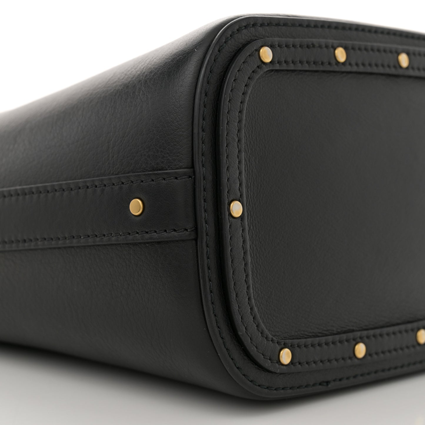 Smooth Calfskin Small Roy Bucket Bag Black