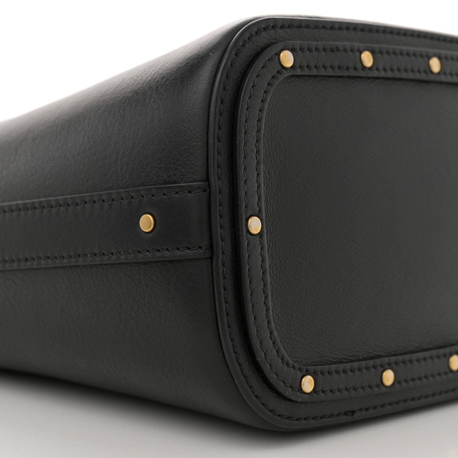 Chloe Smooth Calfskin Small Roy Bucket Bag Black 9 of 13