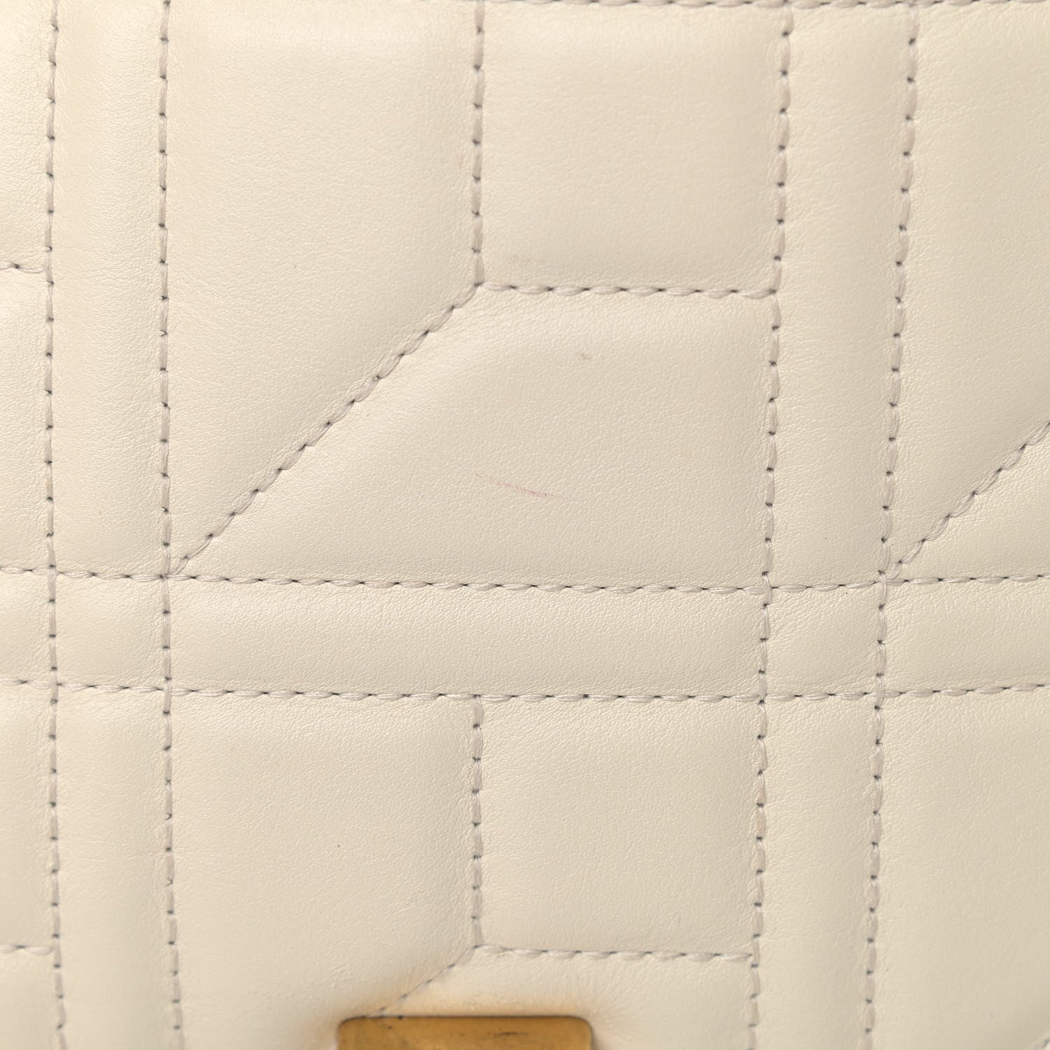 Gucci Calfskin Matelasse Studded Medium GG Marmont Shoulder Bag White 5 of 7