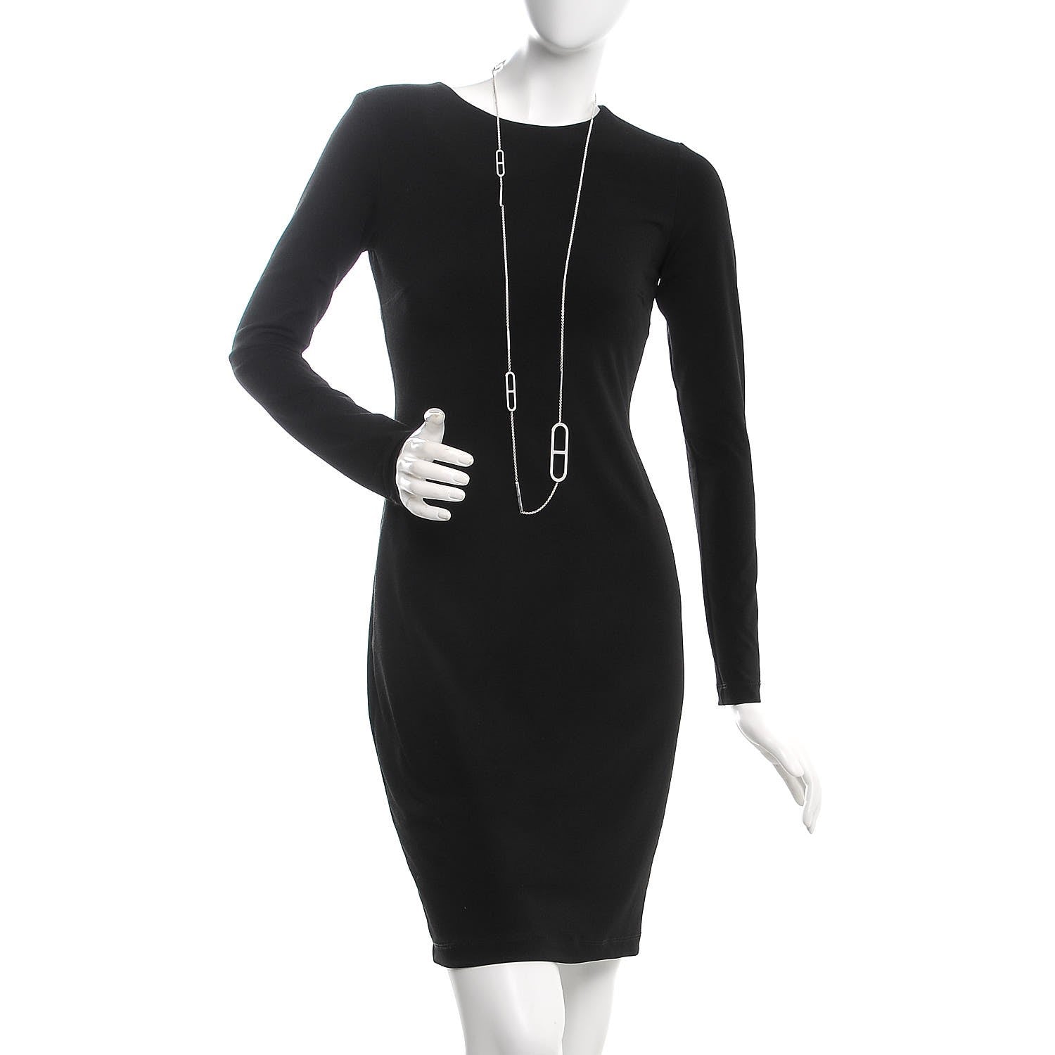 Hermes Sterling Silver Ever Chaine d'Ancre Long Necklace 2 of 5