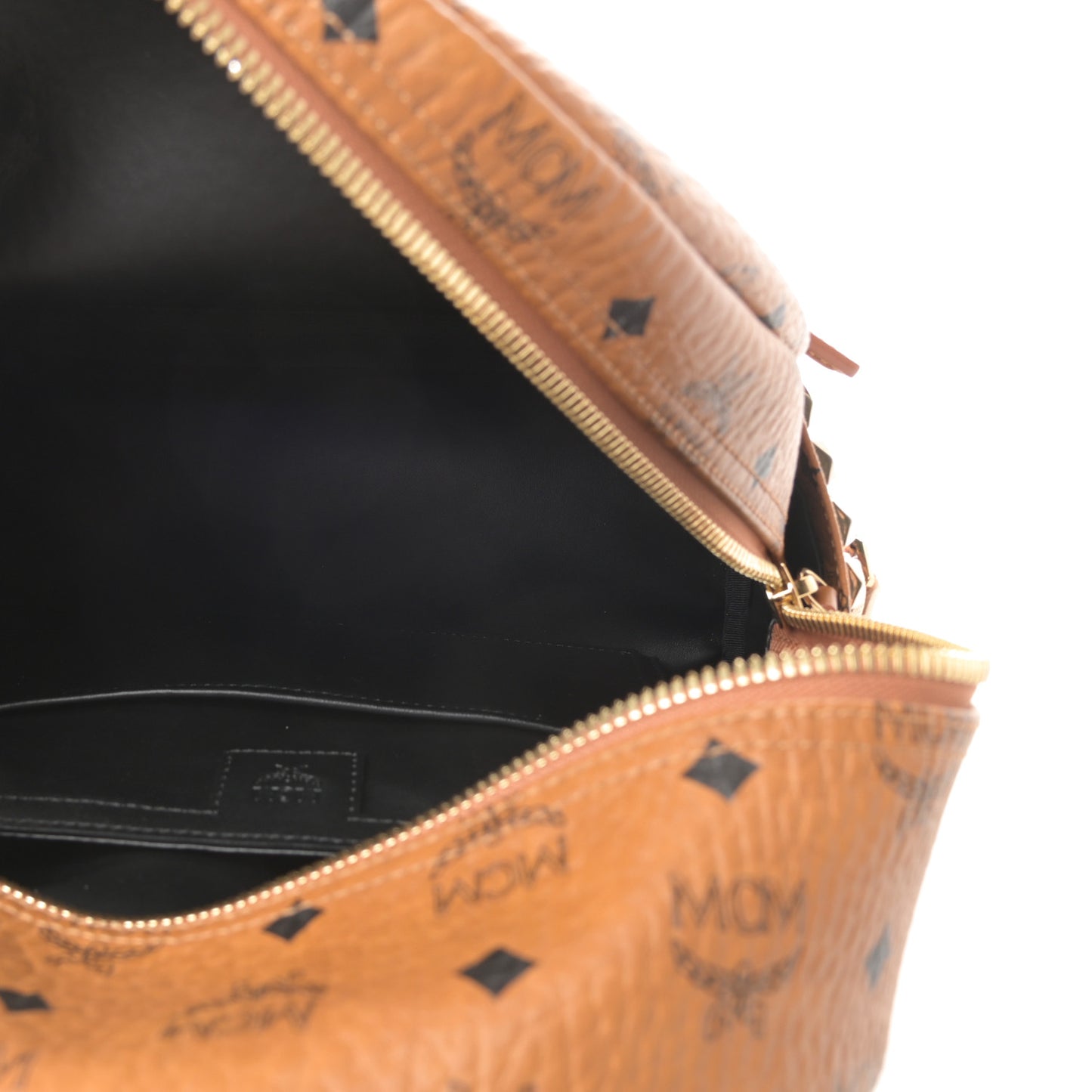 Visetos Small Side Stud Stark Backpack Cognac