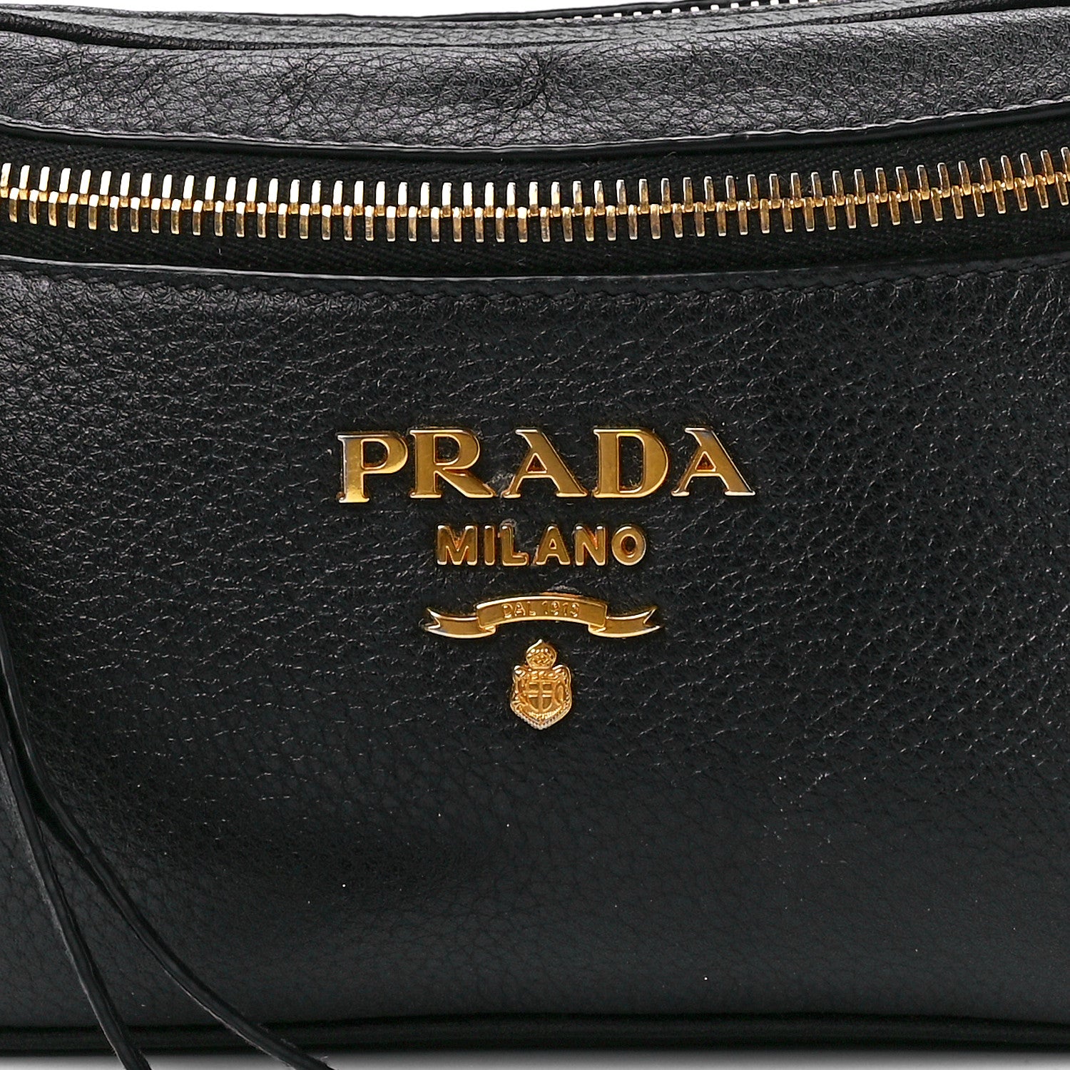 Prada Vitello Daino Belt Bag Black 8 of 11