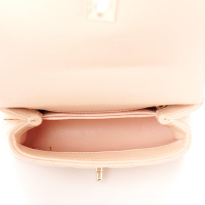 Chanel Caviar Quilted Extra Mini Coco Handle Flap Light Pink 5 of 11