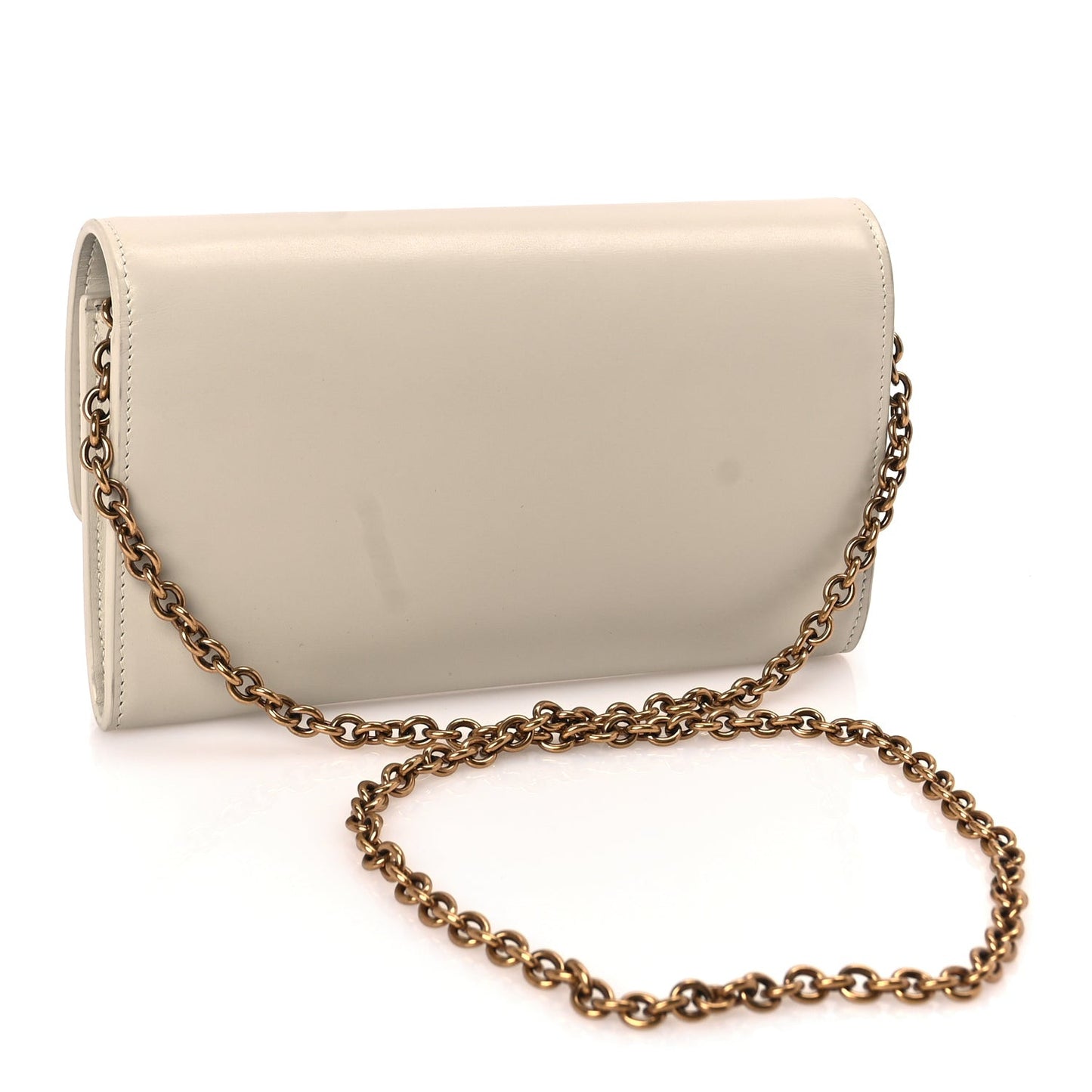 Smooth Calfskin Le Maillon Chain Wallet Crema Soft