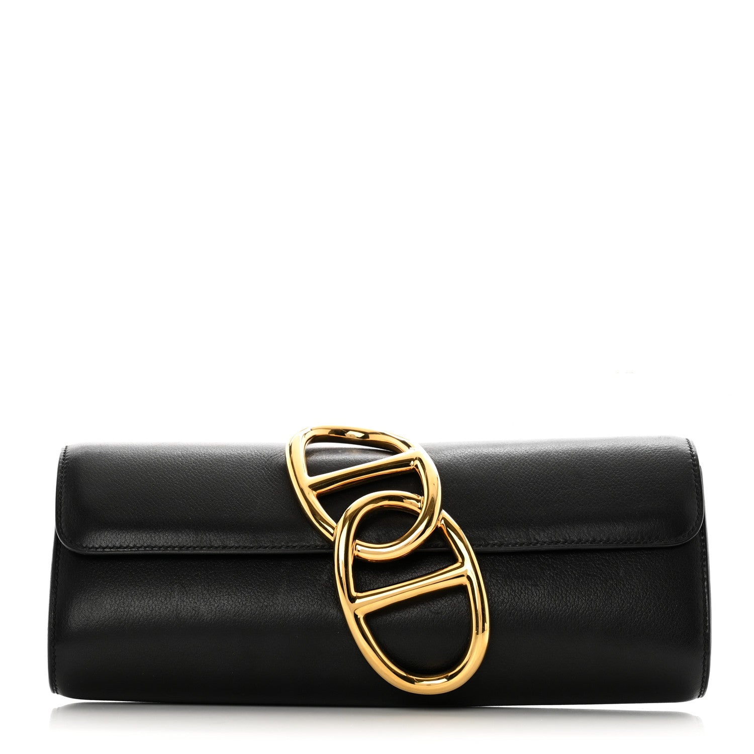 Hermes Evergrain Egee Clutch Black 1 of 11