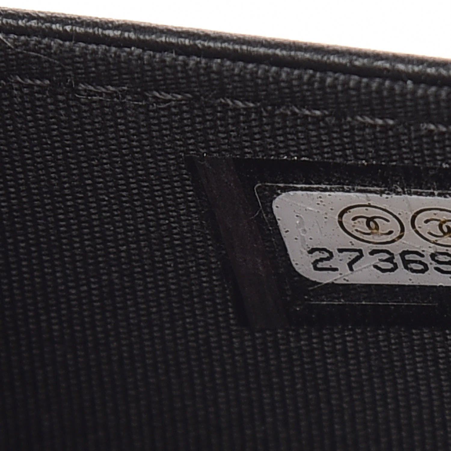 Chanel Caviar Quilted Boy Wallet On Chain WOC Black 10 of 12