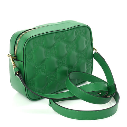Gucci Calfskin GG Matelasse Shoulder Bag Spring Green 2 of 8