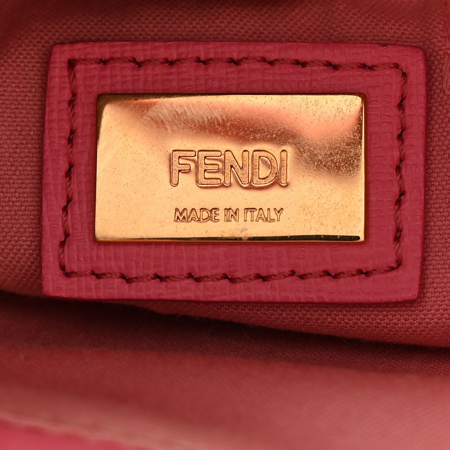 Fendi Vitello Elite Monster Petite 2Jours Tote Cuoio Lollypop Multicolour 5 of 8