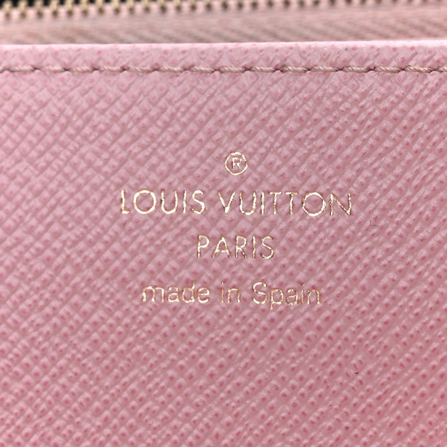 Monogram Zippy Wallet Rose Ballerine