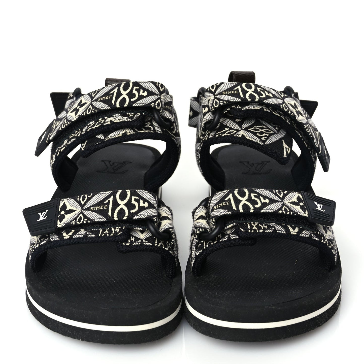 Jacquard Since 1854 Flat Arcade Sandals 40 Grey