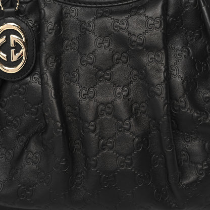Gucci Guccissima Medium Sukey Tote Black 8 of 10