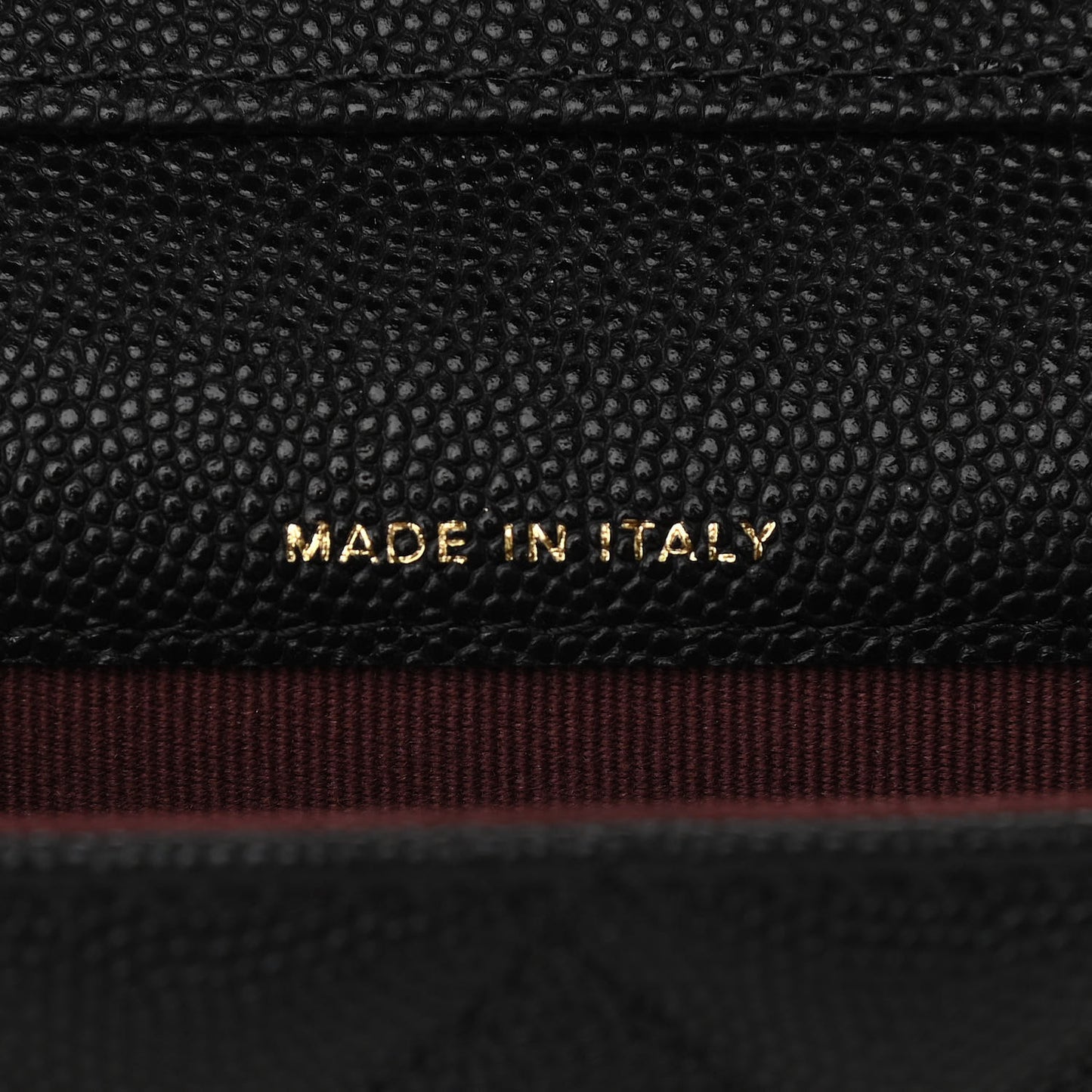 Caviar Quilted Mini Chain Bag Black