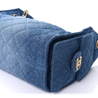 Chanel Washed Denim Quilted Mini  25 Handbag  Blue 7 of 8