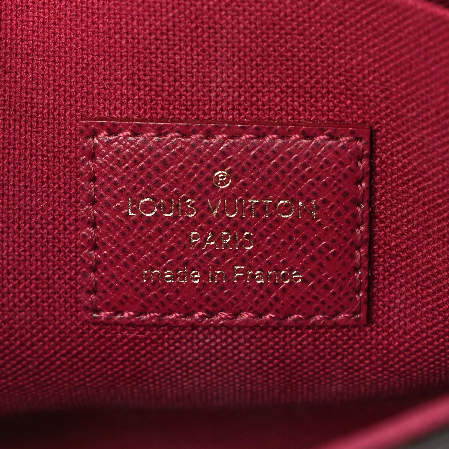 Monogram Pochette Felicie Chain Wallet  Fuchsia