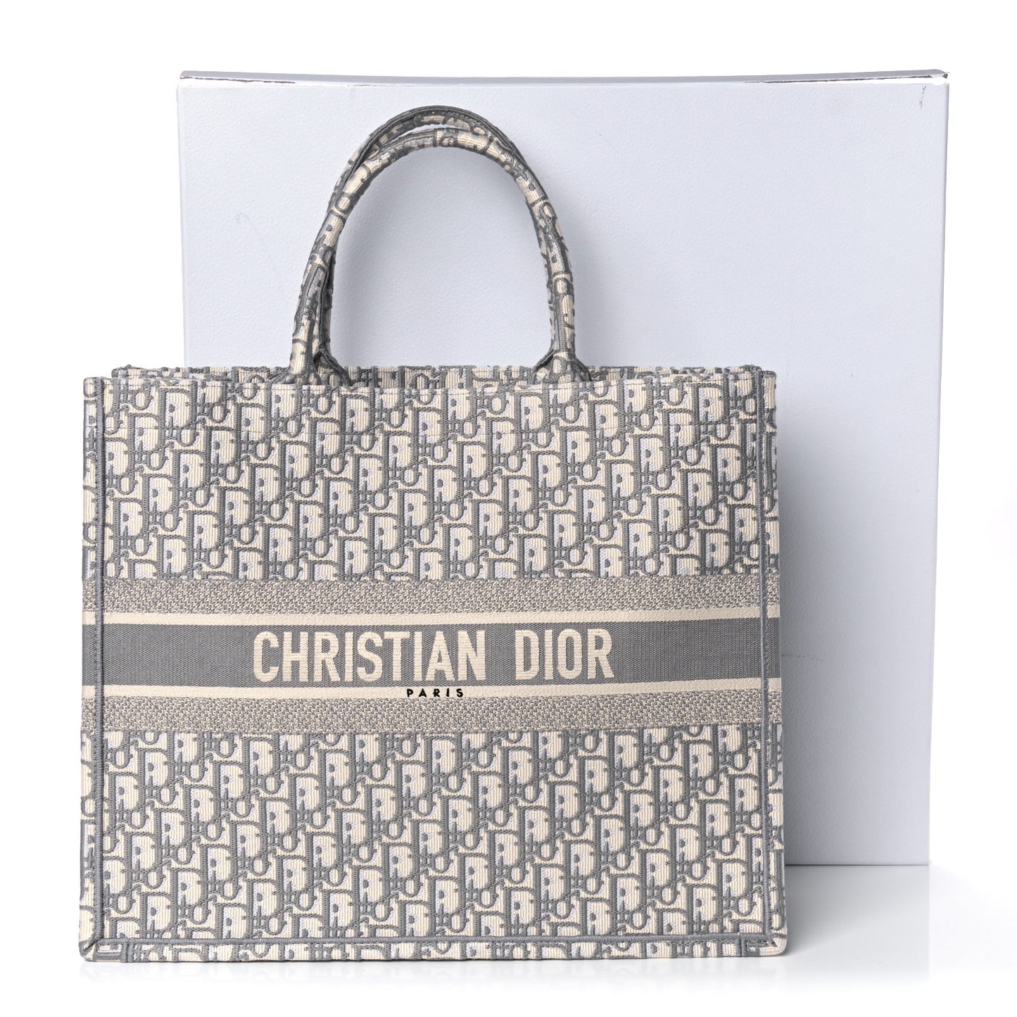 Oblique Large Book Tote Grey