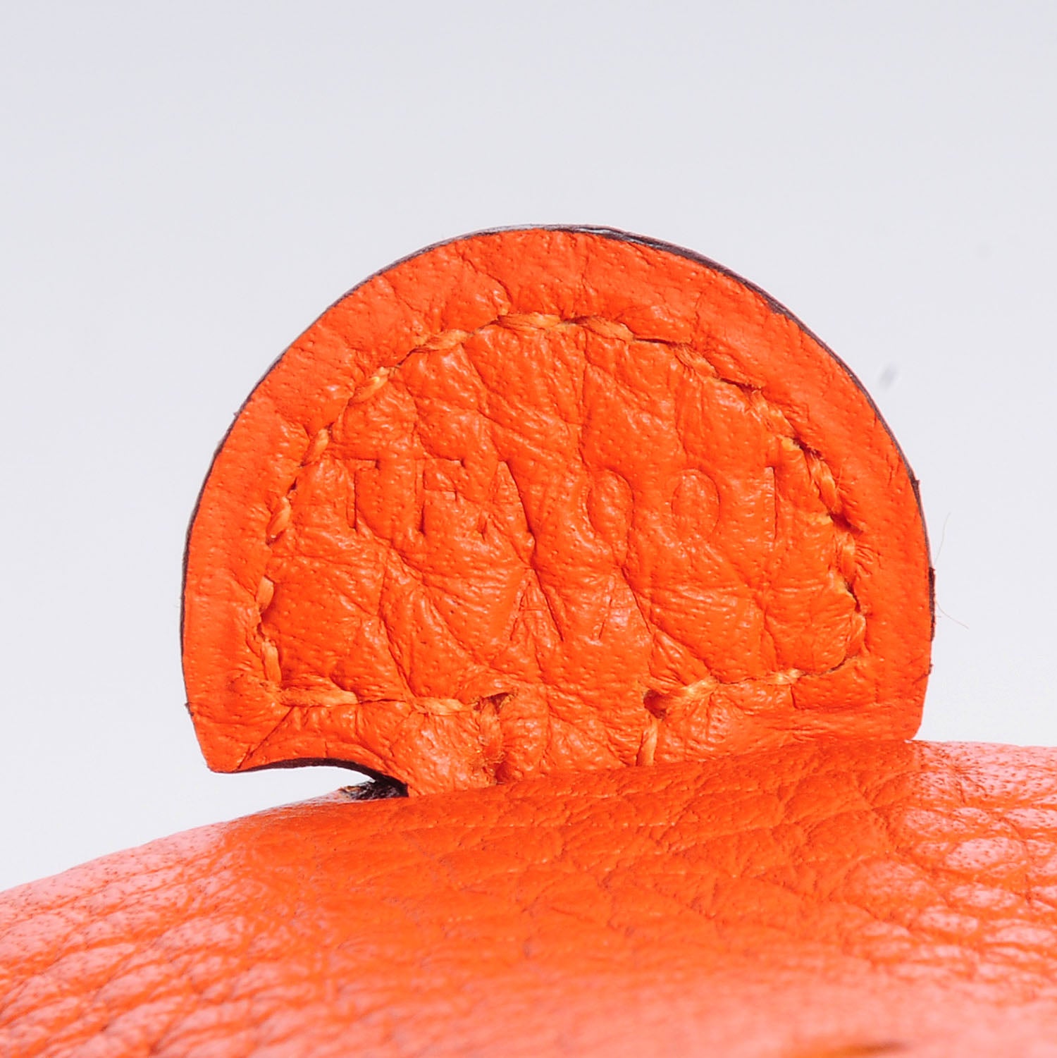 Hermes Taurillon Clemence Evelyne TPM Feu Orange 11 of 14