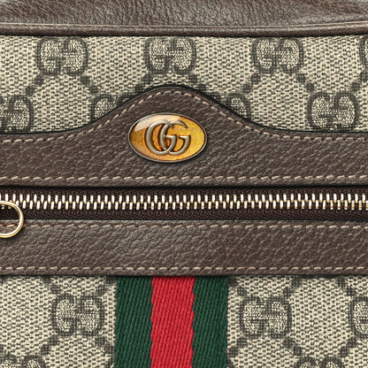 Gucci GG Supreme Monogram Web Mini Ophidia Shoulder Bag Brown 6 of 8