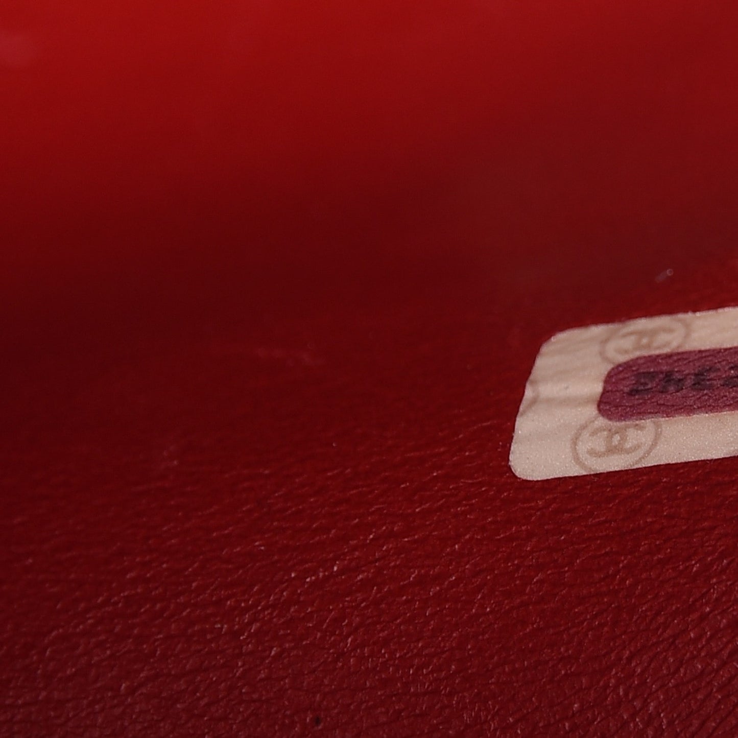 Suede Quilted Mini Square Flap Red