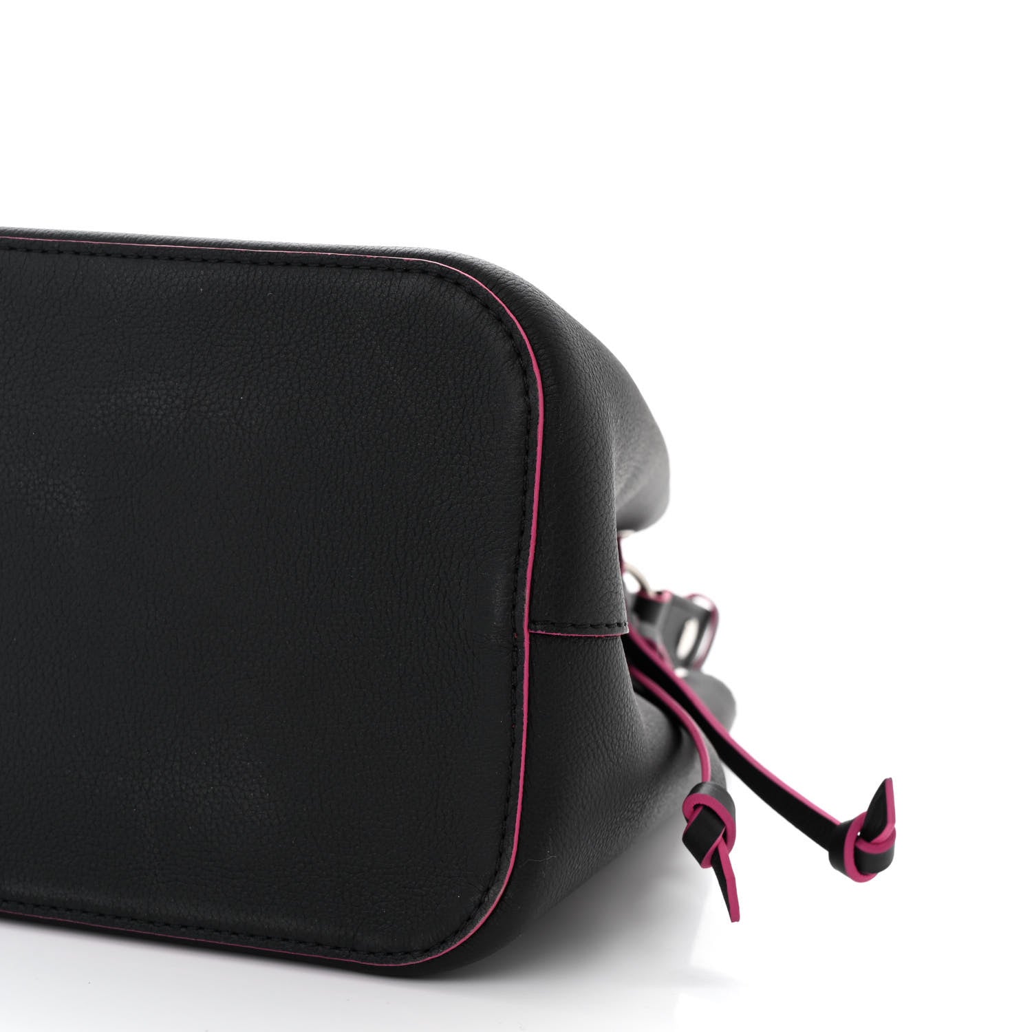 Louis Vuitton Calfskin Lockme Bucket Black 9 of 10