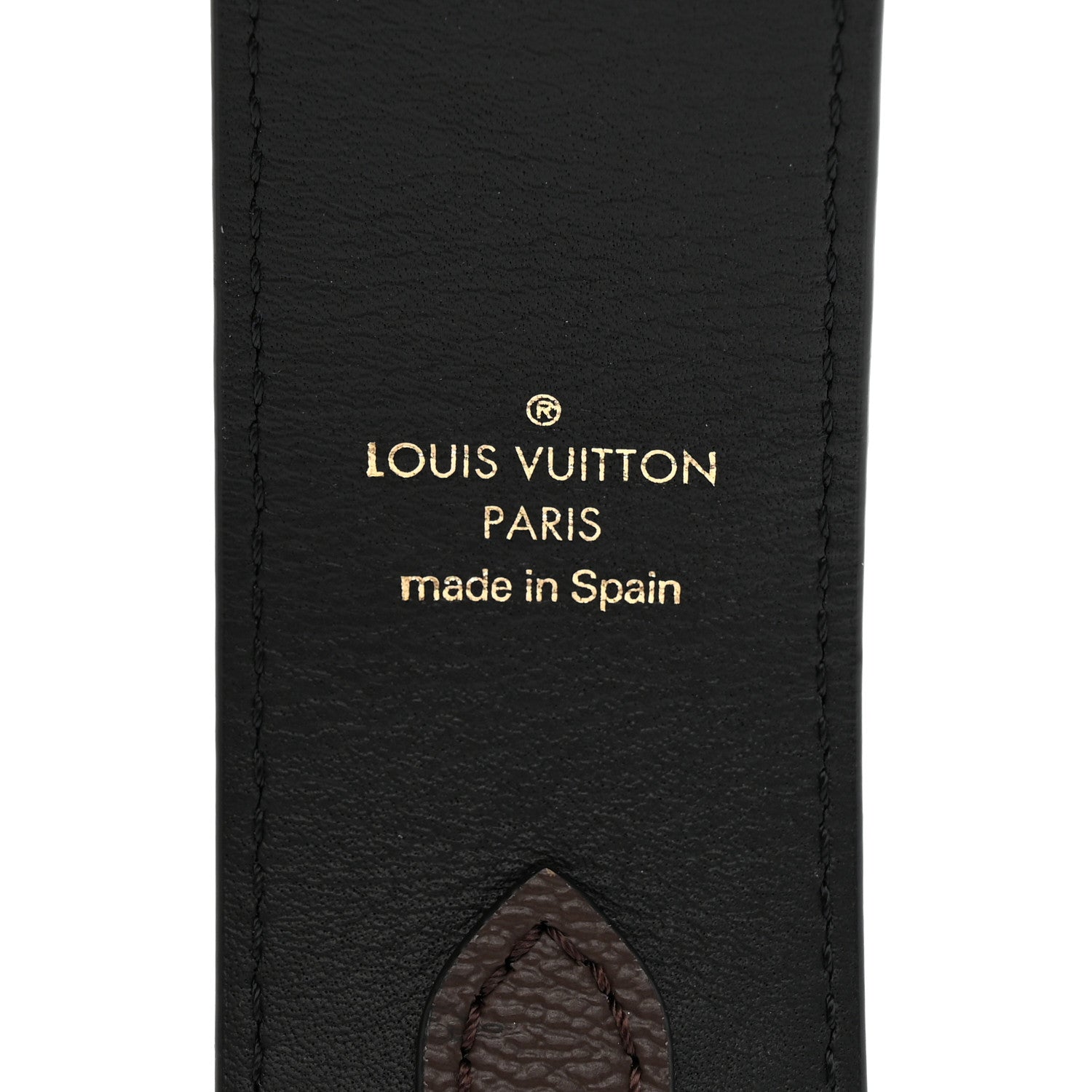 Louis Vuitton Monogram Bandouliere Shoulder Strap Black 3 of 6