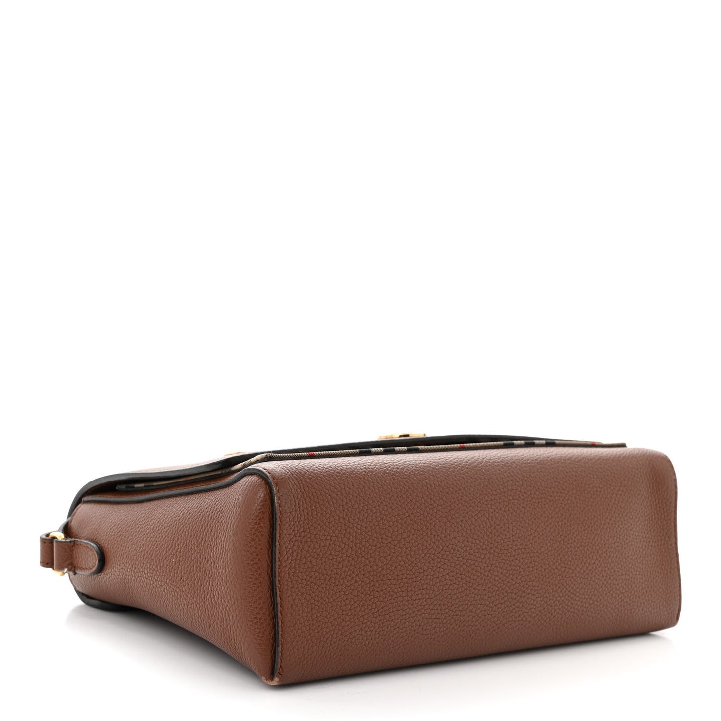 Calfskin Vintage Check Note Crossbody Bag Tan