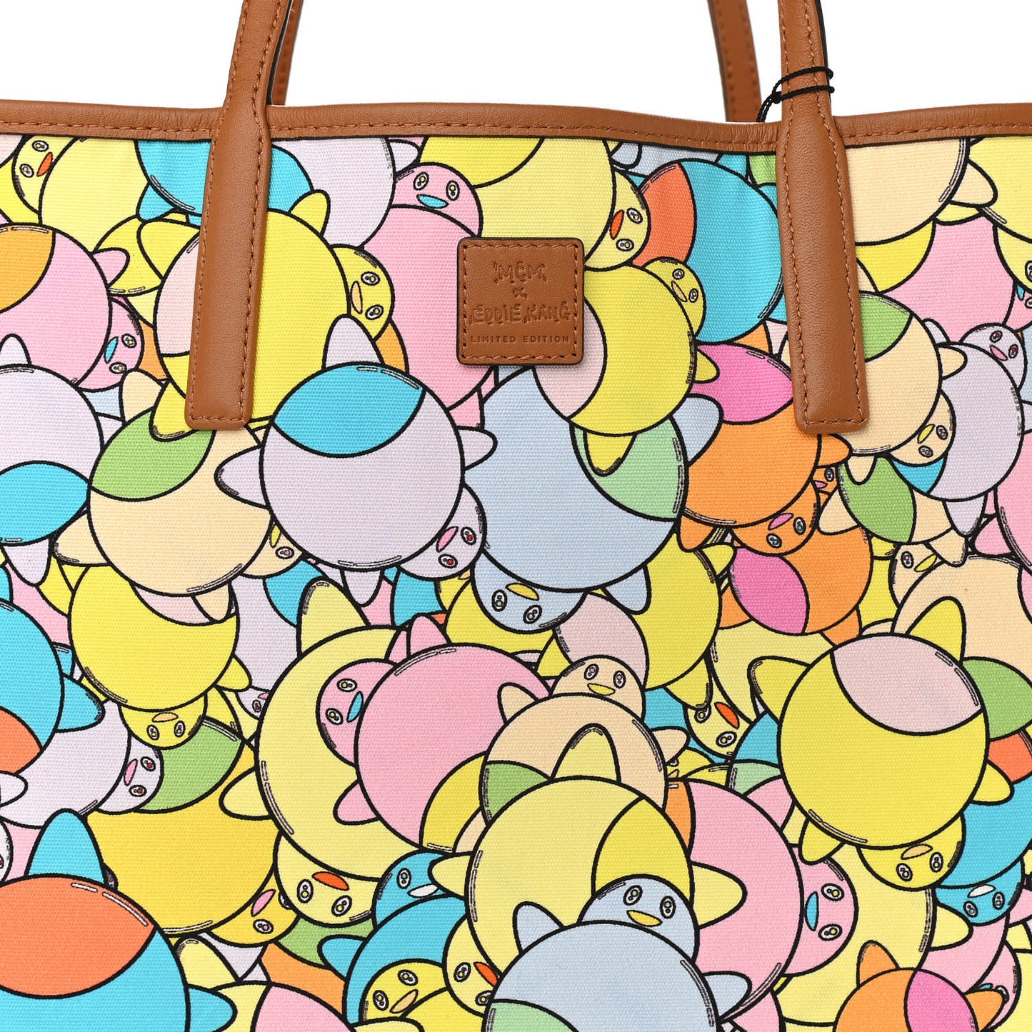 X Eddie Kang Visetos Medium Reversible Shopper Tote White