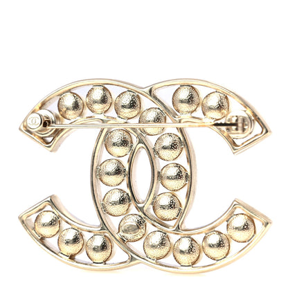 Chanel Pearl CC Brooch Light Gold 2 of 3