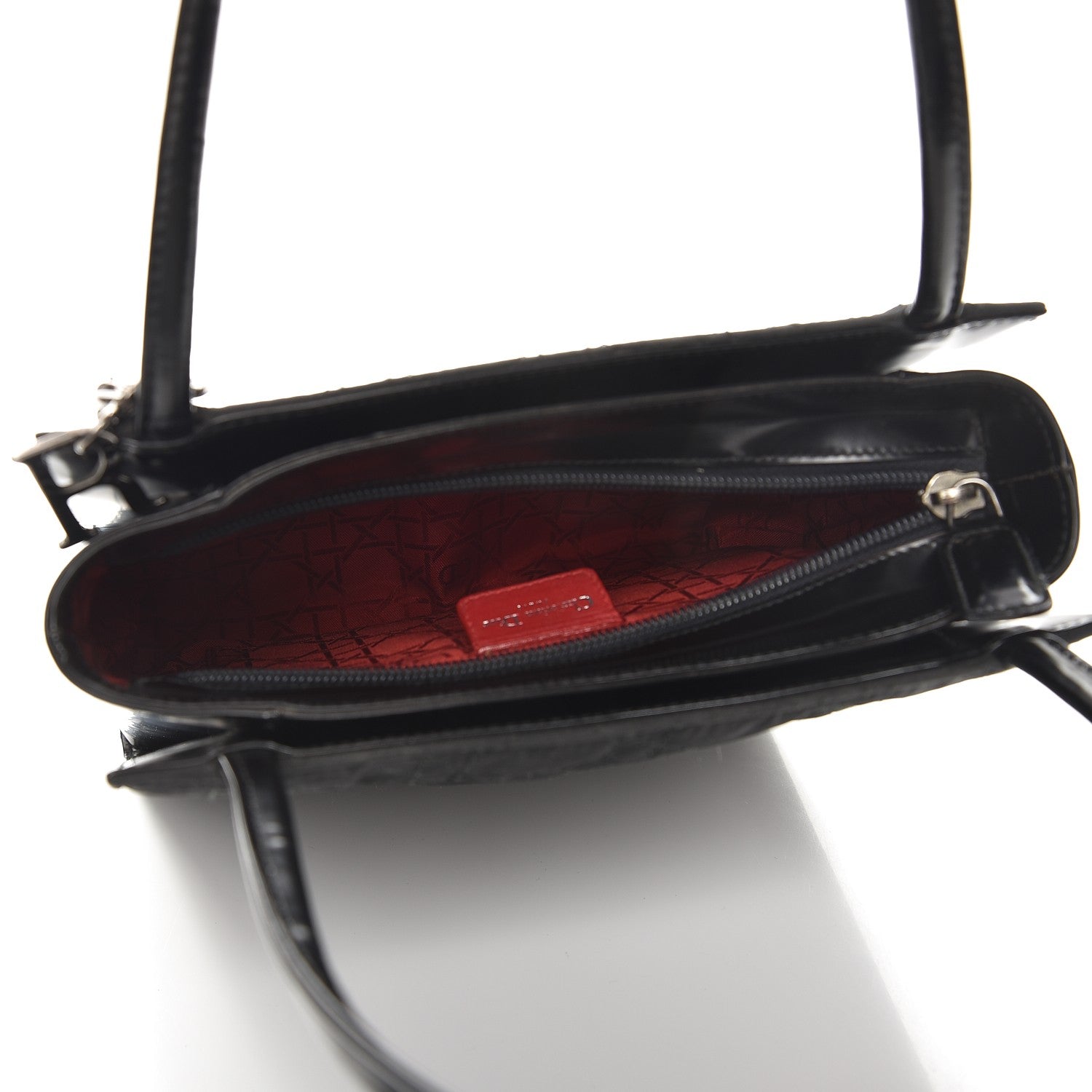 Christian Dior Nylon Cannage Dior Tote Black 5 of 9