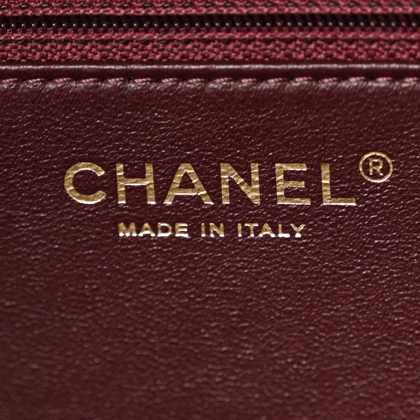 Lambskin Quilted Large Trendy CC Bowling Bag Blue