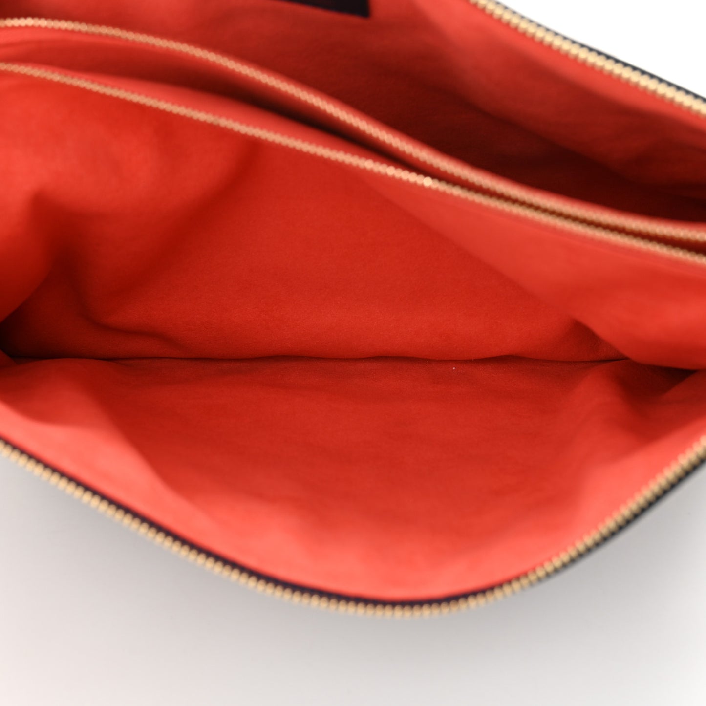 Lambskin Embossed Monogram LV Garden Coussin MM Navy Blue