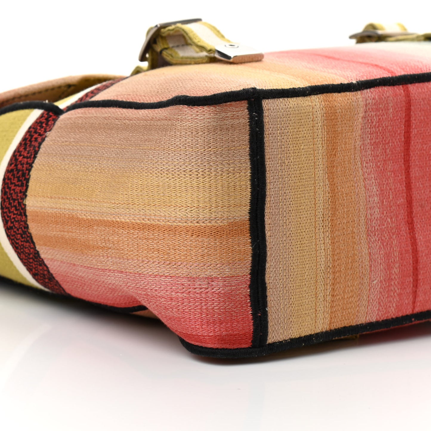 Canvas Embroidered Dioraura Messenger Multicolor