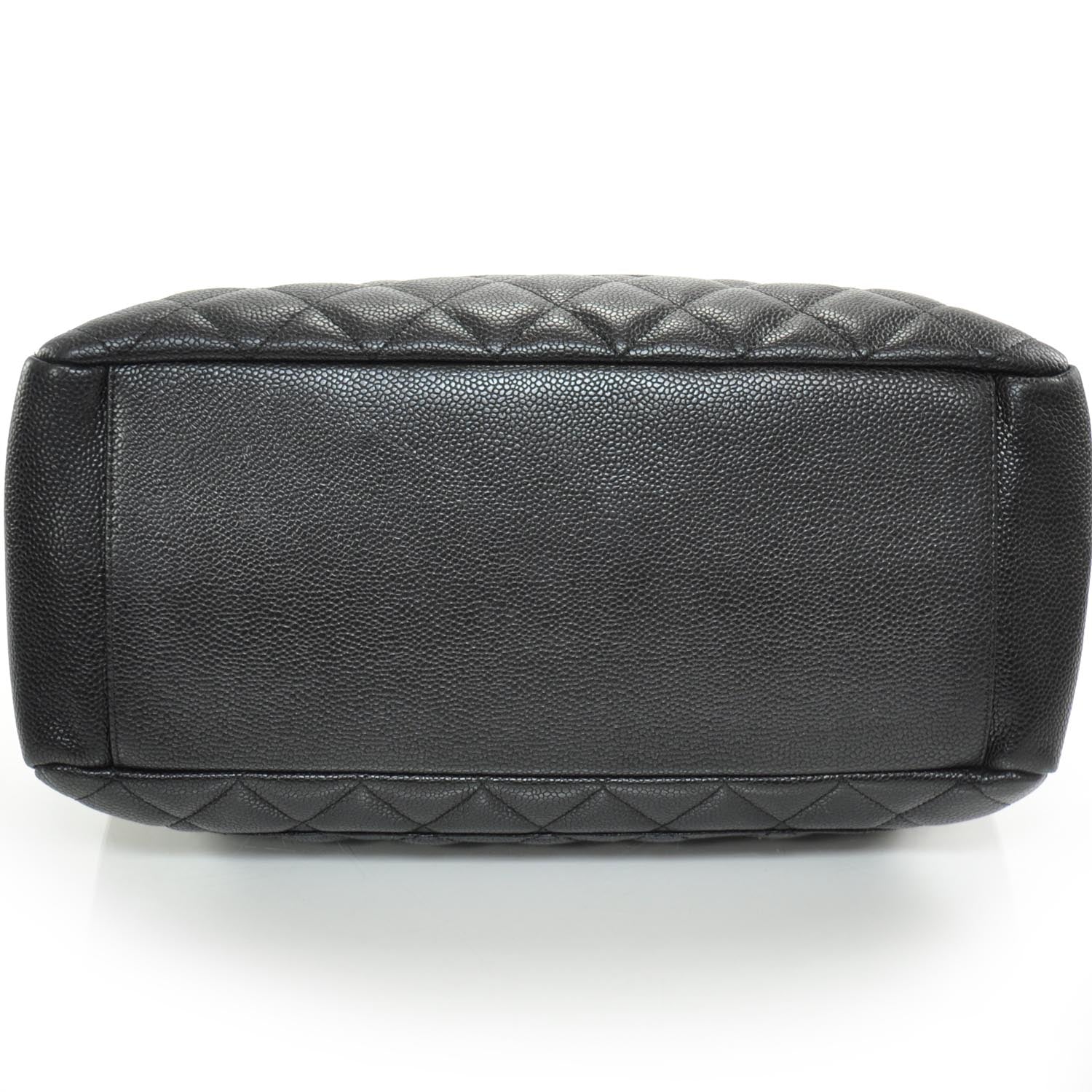 Chanel Caviar Quilted Grand Shopping Tote GST Black 5 of 11