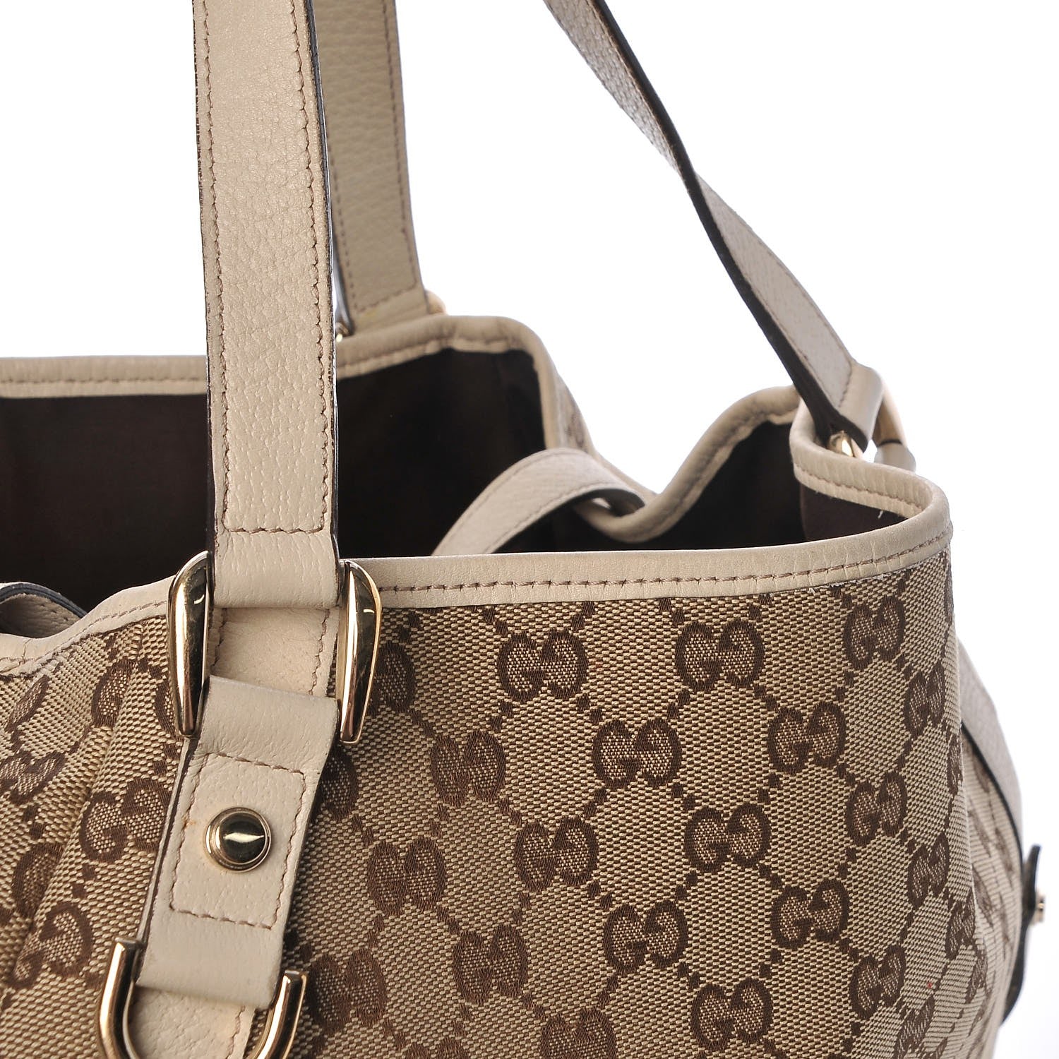 Gucci Monogram Medium Abbey Shoulder Bag Ivory 10 of 13