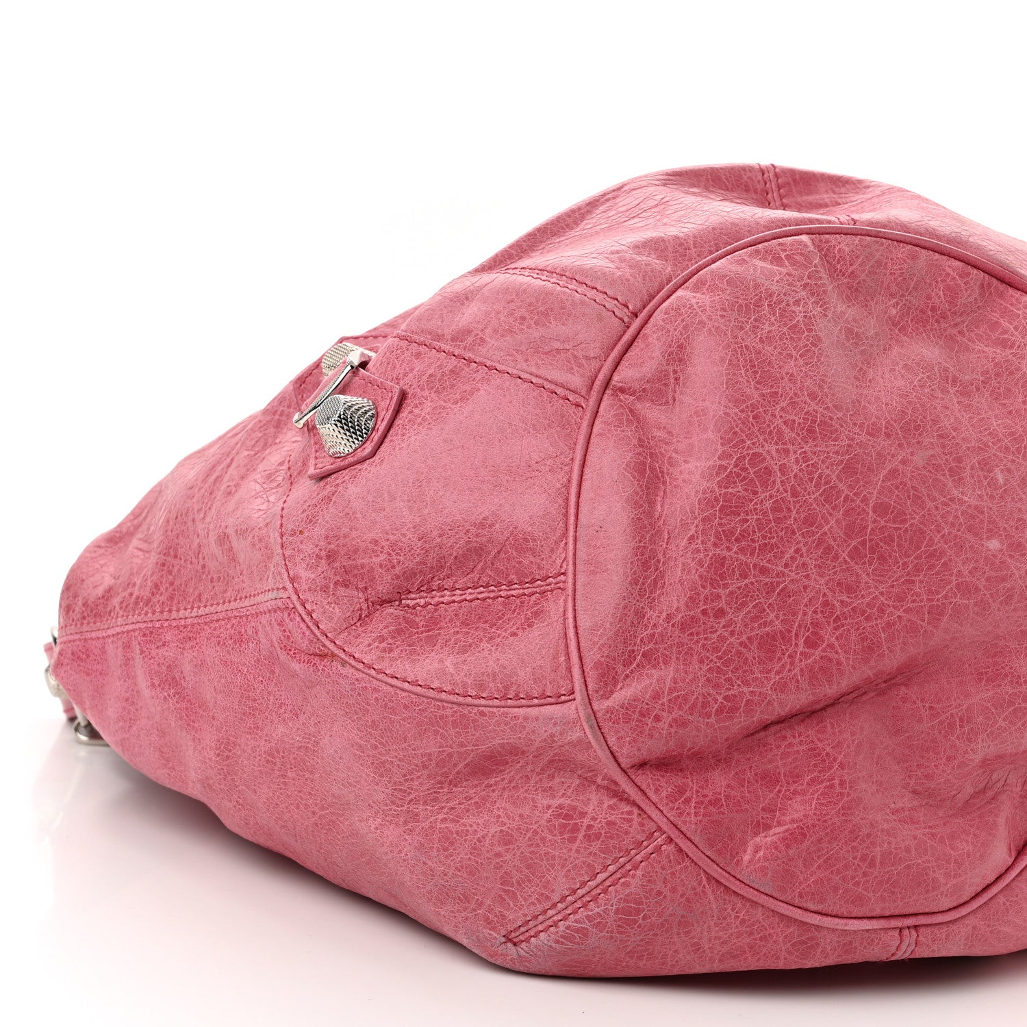 Balenciaga Agneau Giant 21 Silver Hardware Pompon Framboise 9 of 13