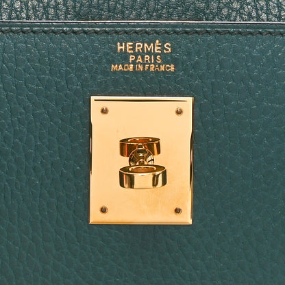 Hermes Ardennes Kelly Sellier 32 Vert Fonce 7 of 10