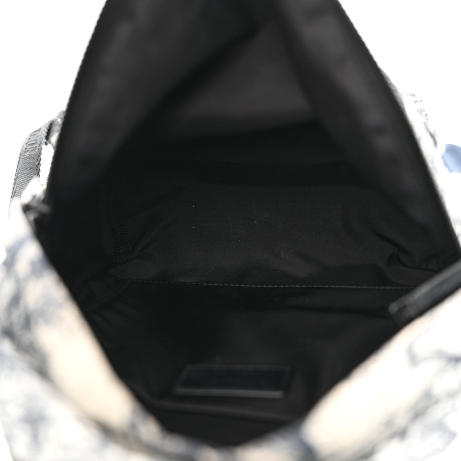 Christian Dior Nylon Technical Fabric Toile De Jouy Small Diortravel Backpack Blue 4 of 11