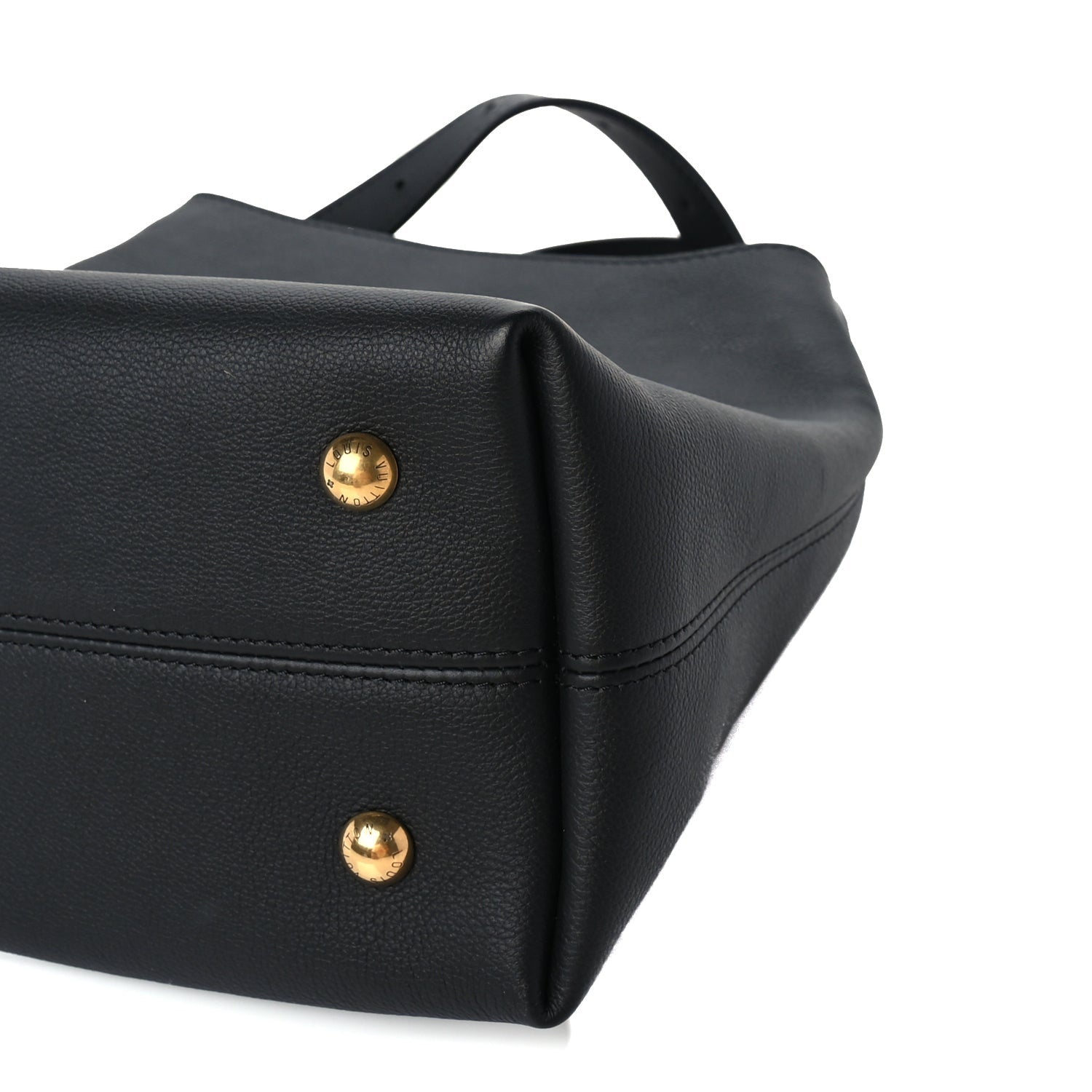 Louis Vuitton Grained Calfskin Low Key Hobo PM Black 8 of 8