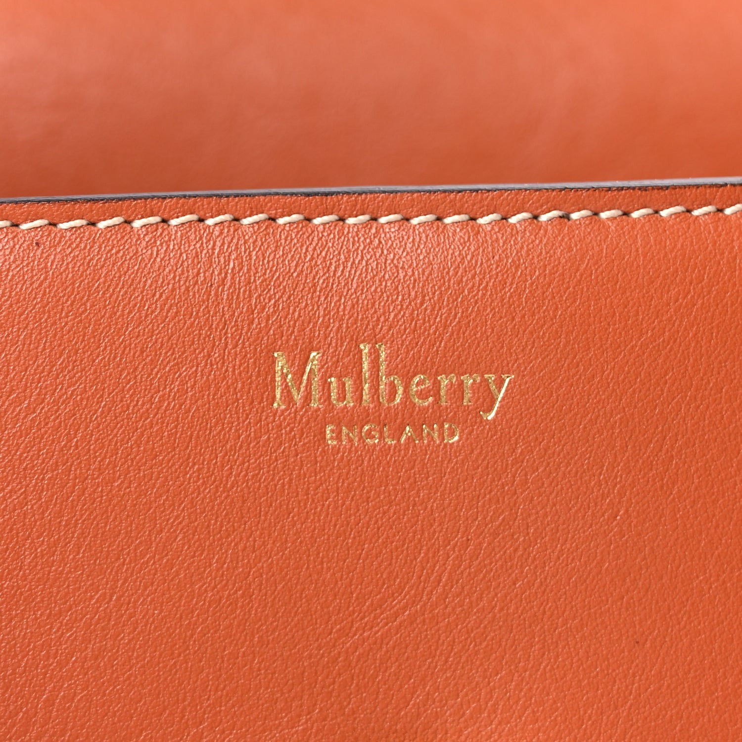 Mulberry Silky Calfskin New Bayswater  Red Clay 6 of 8