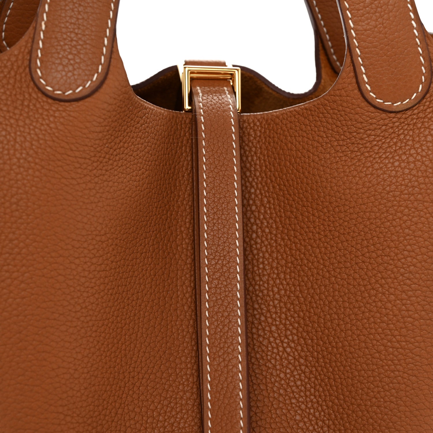 Hermes Taurillon Clemence Picotin Lock 18 PM Gold 8 of 11