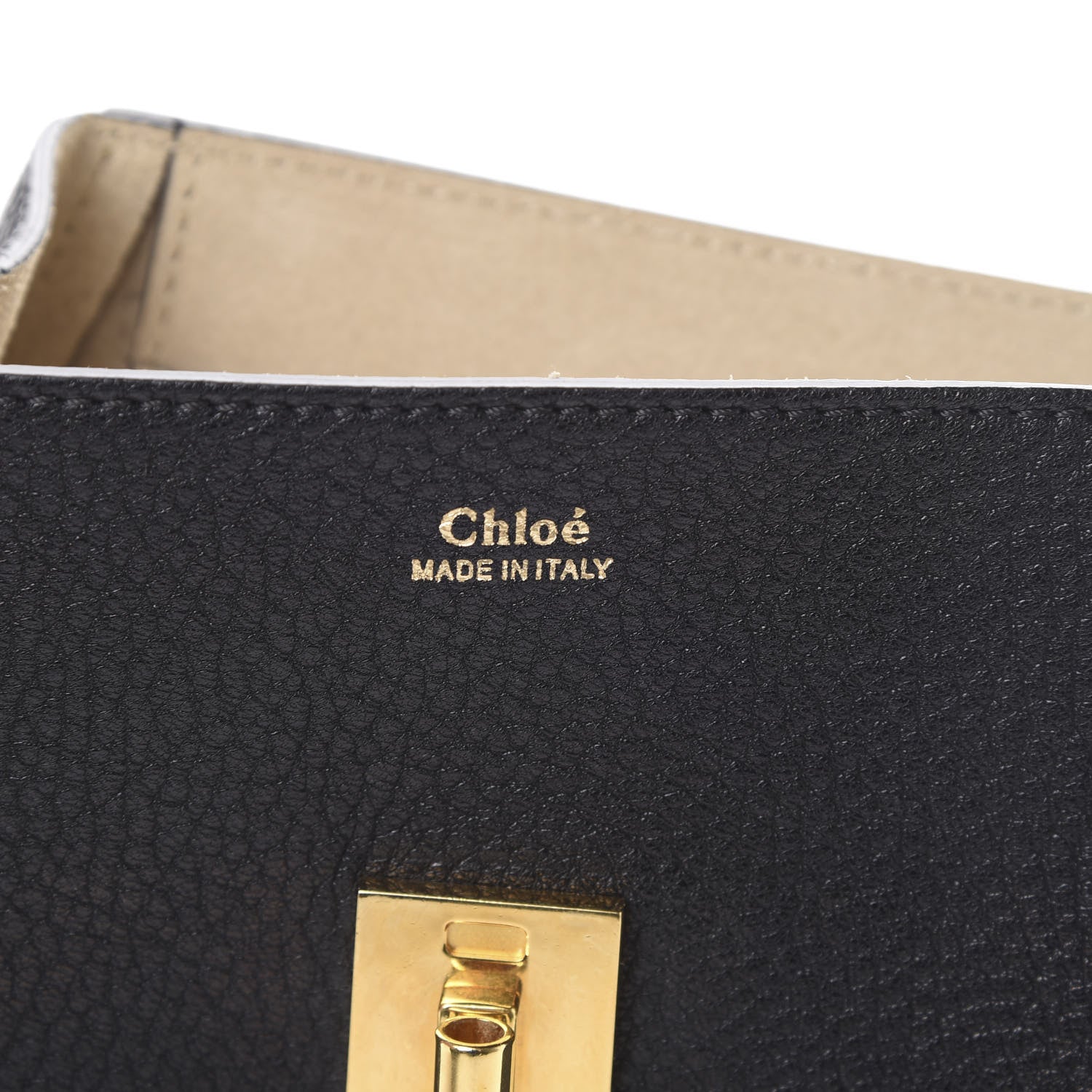 Chloe Grained Lambskin Mini Drew Shoulder Bag Black 5 of 9