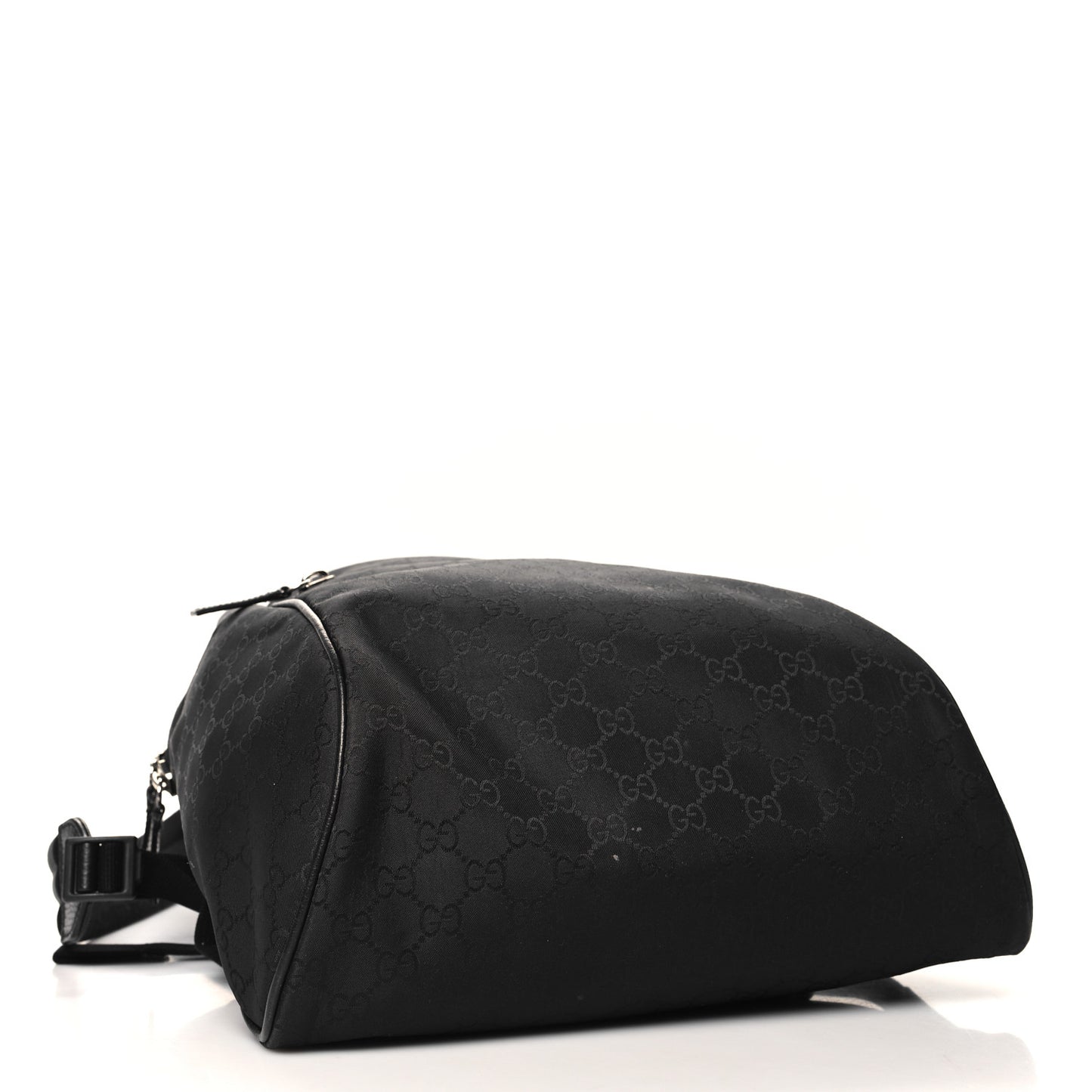 Nylon Monogram Slim Backpack Black
